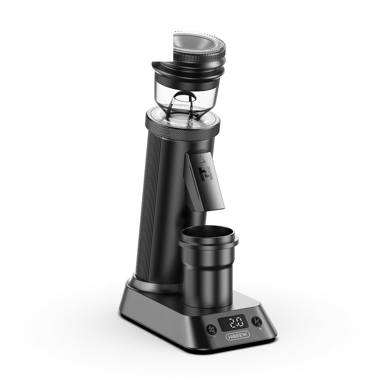 Cafetière filtre à broyeur — 8 finesses, 3 intensités, minuterie